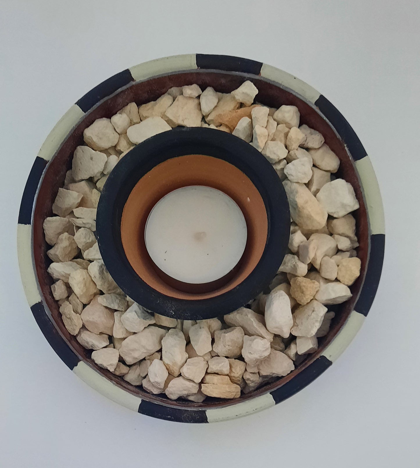 Candle Clay Pottery-Acrylic Paint