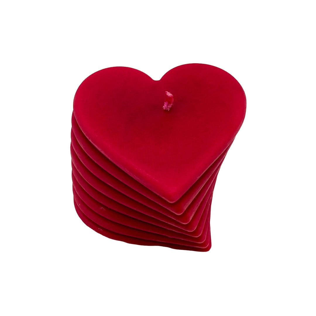 Small Heart Candle - Virtual Bazaar Jordan
