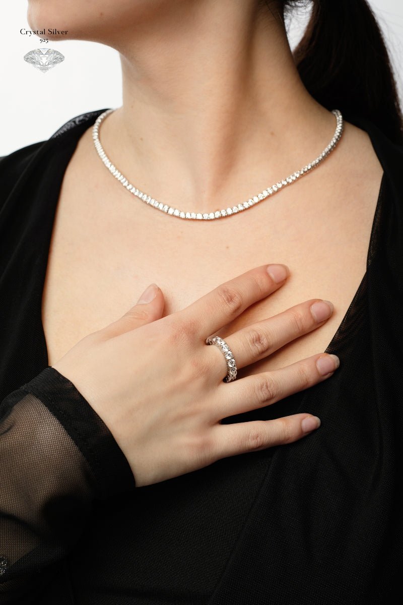 925 Silver Luxury Zircon Ring - Virtual Bazaar Jordan