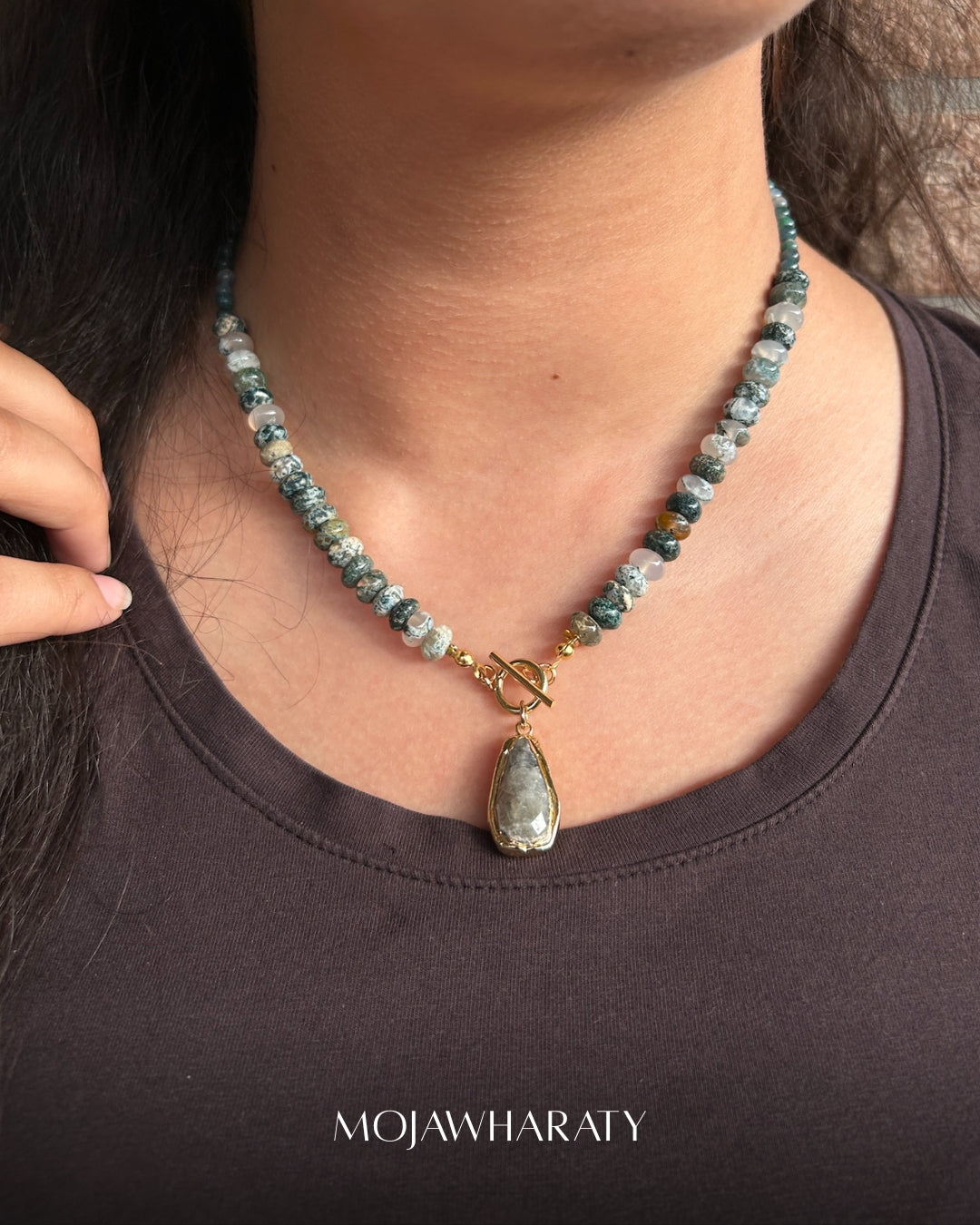 Green Moss Necklace