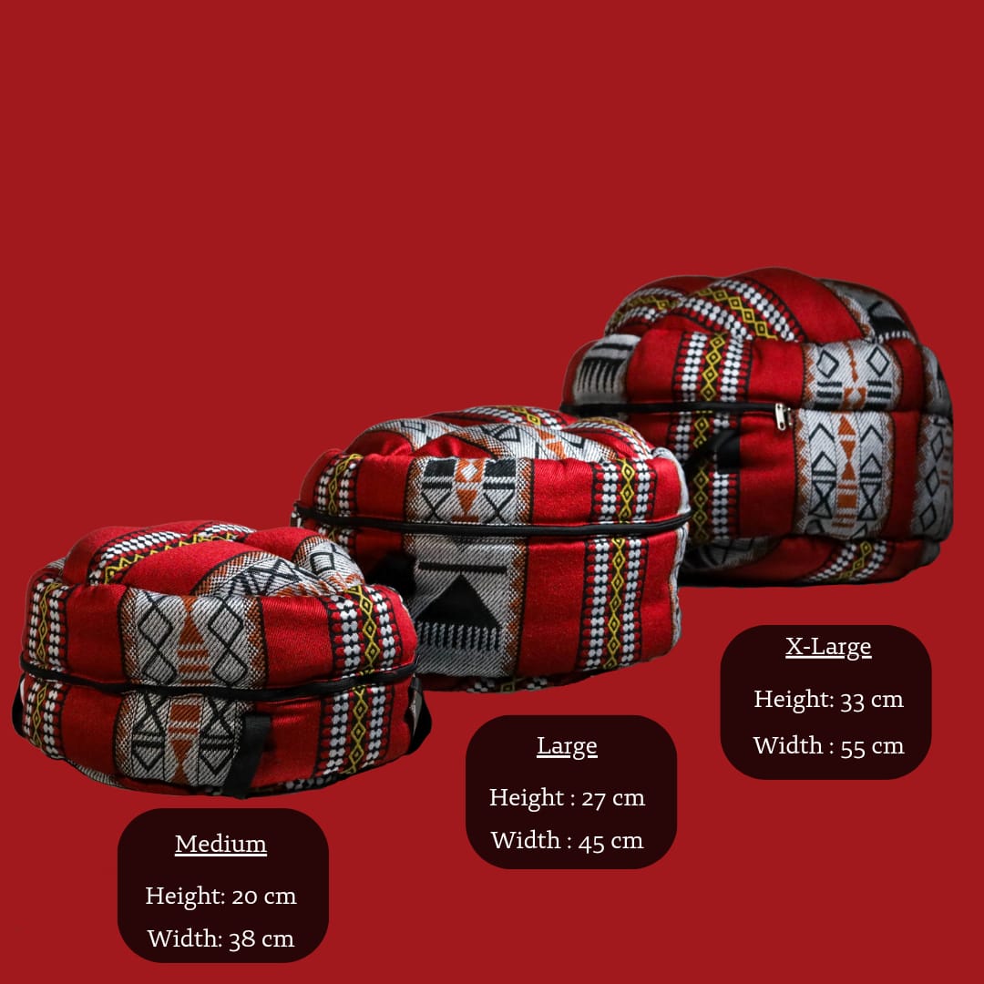 Authentic Bedouin Thermal Food Container Bag - Virtual Bazaar Jordan