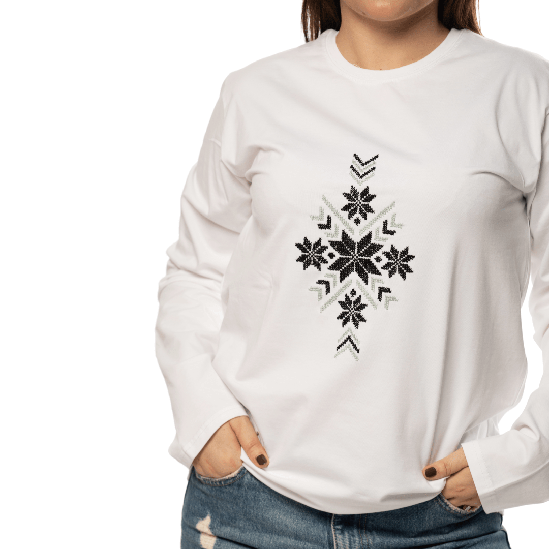 Aqmar Bethlehem long sleeve T-Shirt - Virtual Bazaar Jordan