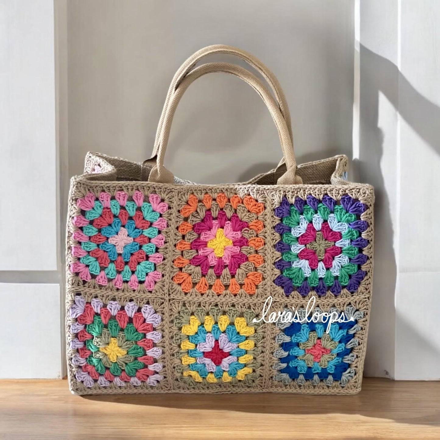 Granny Tot Bag, by Lara's Loops - Virtual Bazaar Jordan