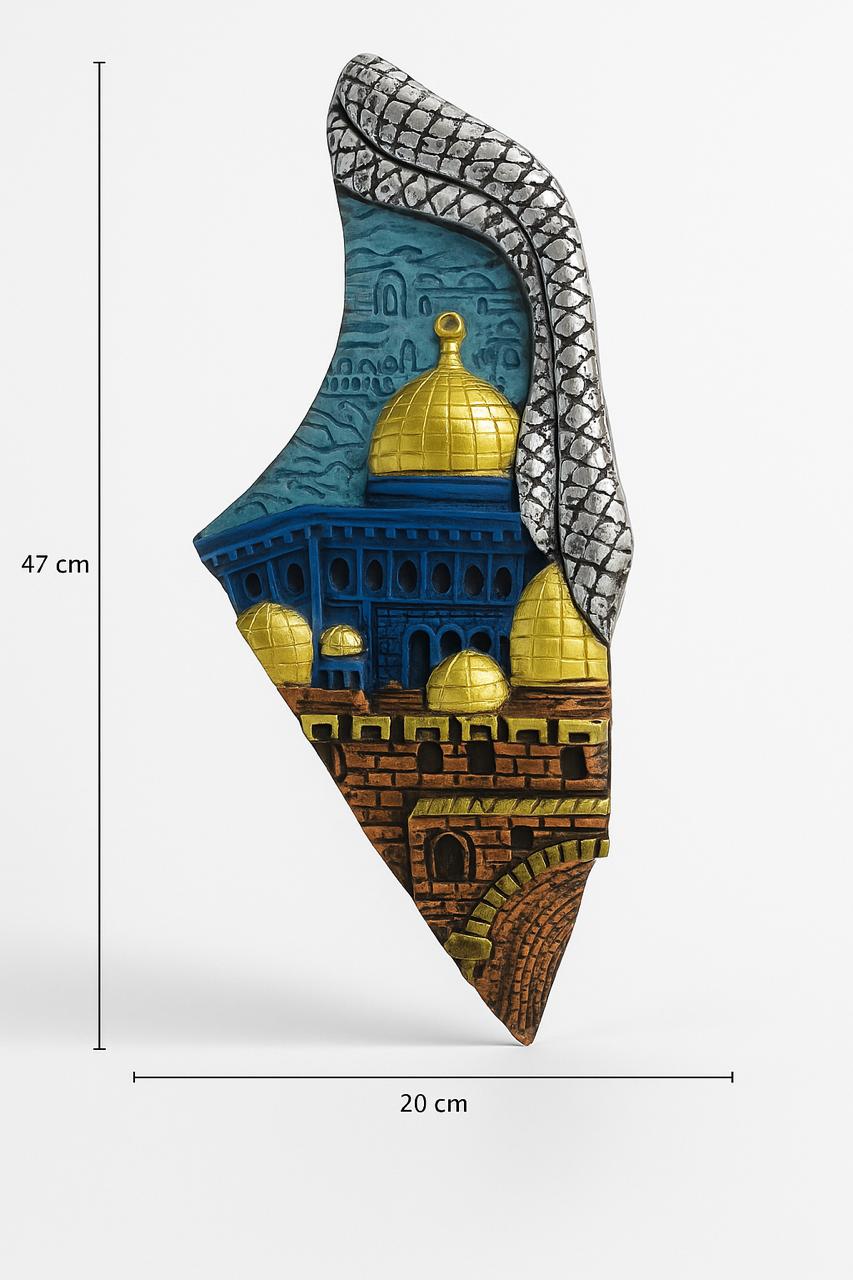 Map of Palestine Statue