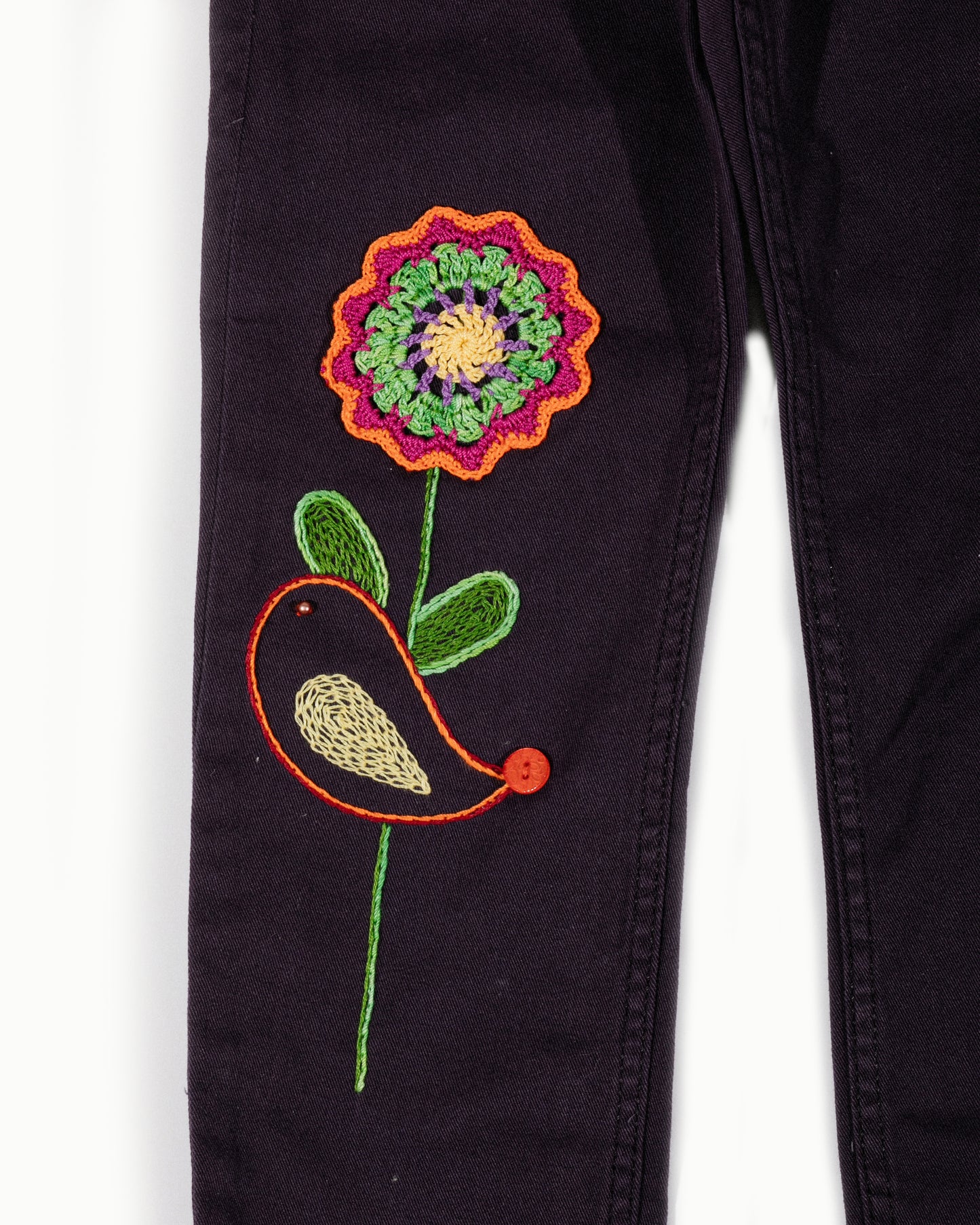 Girls Velvet Lycra Legging