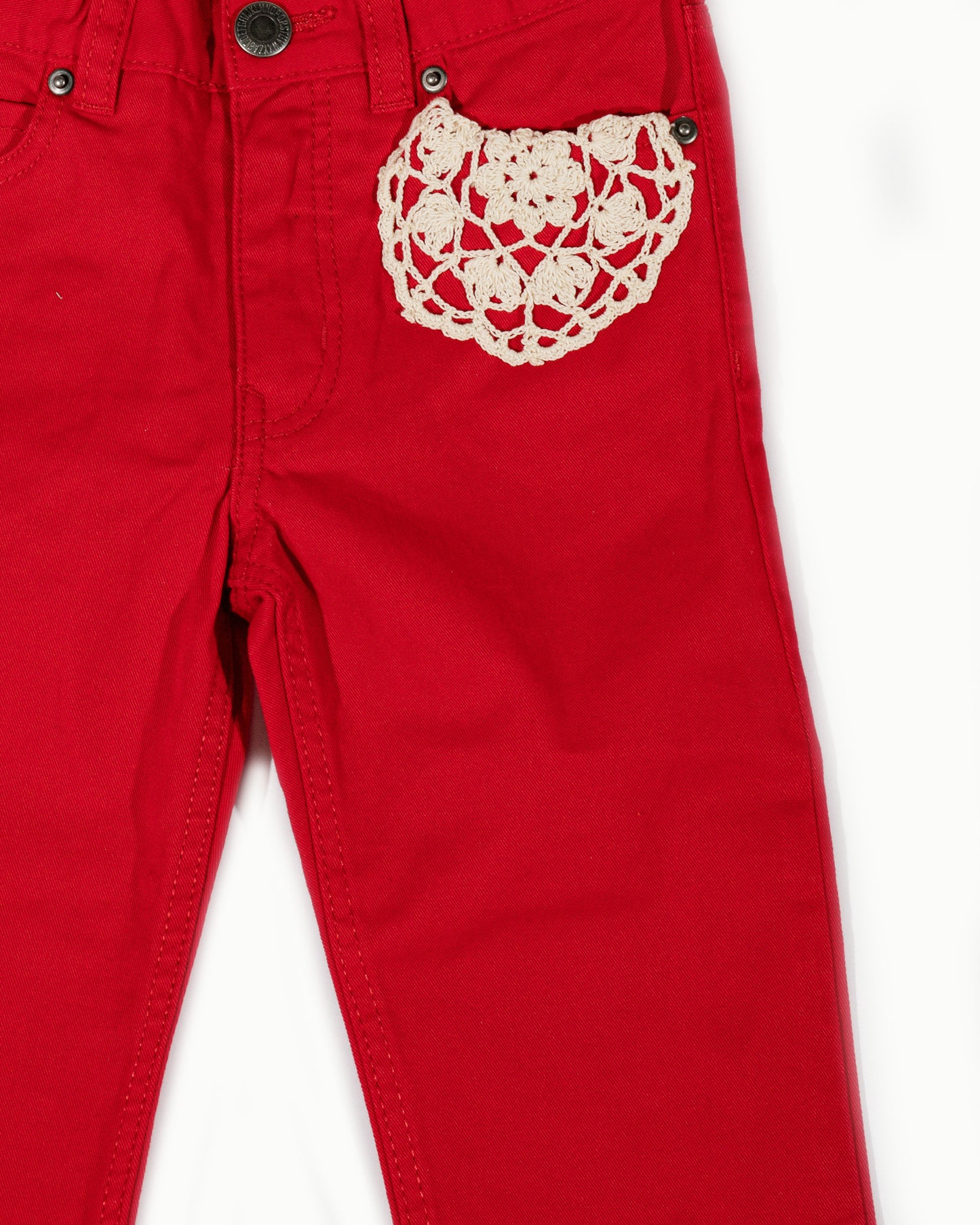 Girls Pants Red
