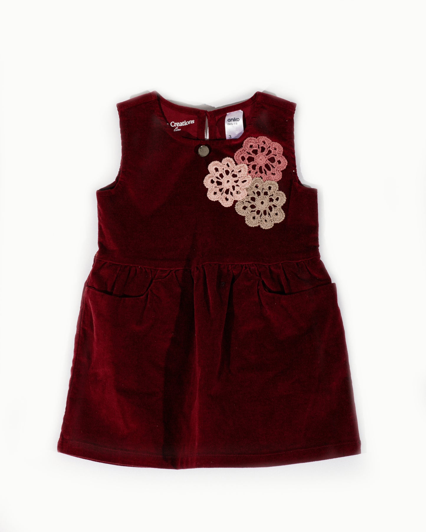 Girls Velvet Dress