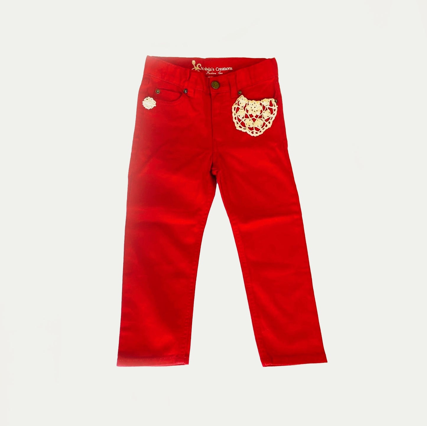 Girls Pants Red