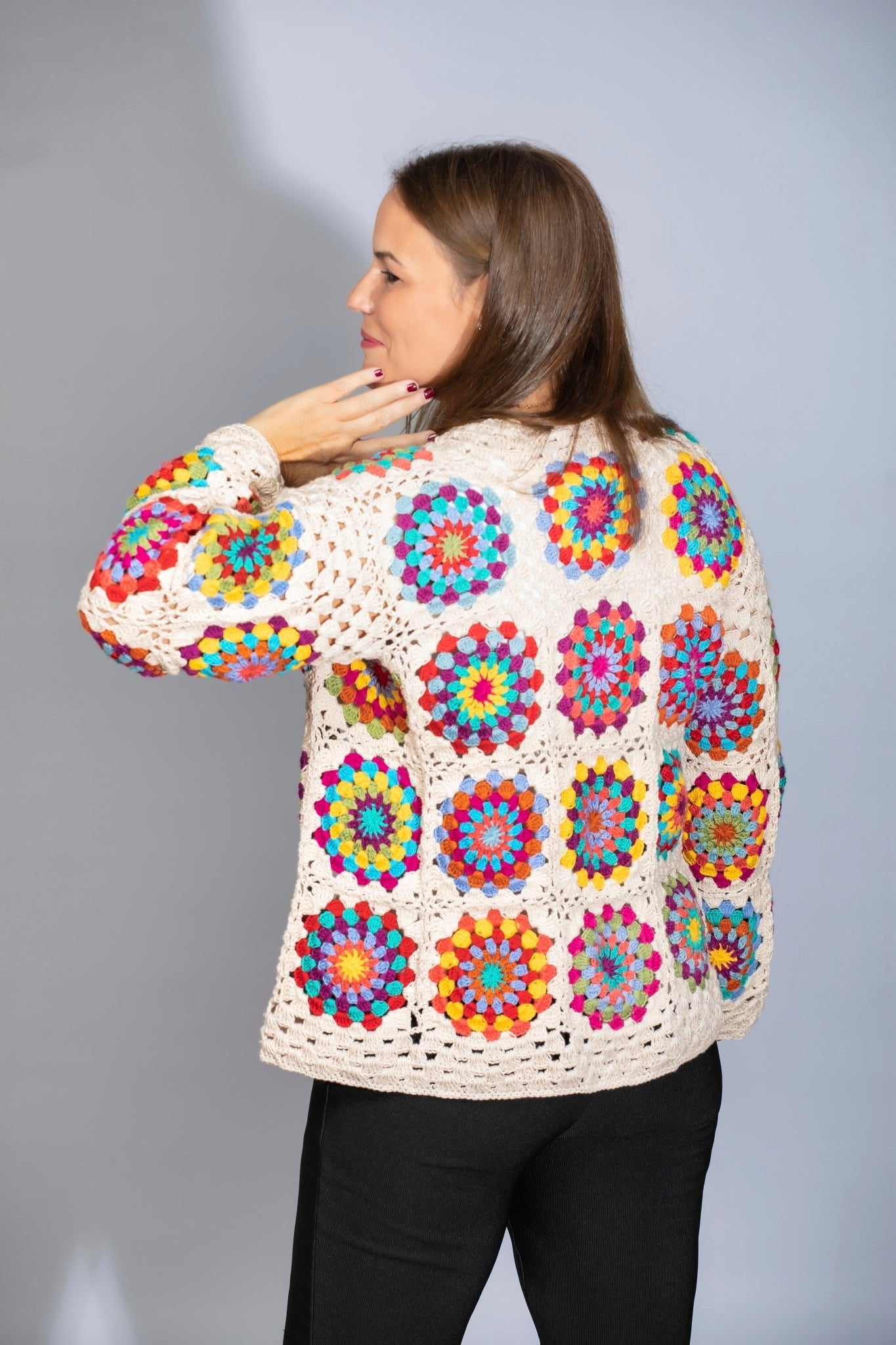 Go Around Cardigan ,by Lara's Loops - Virtual Bazaar Jordan