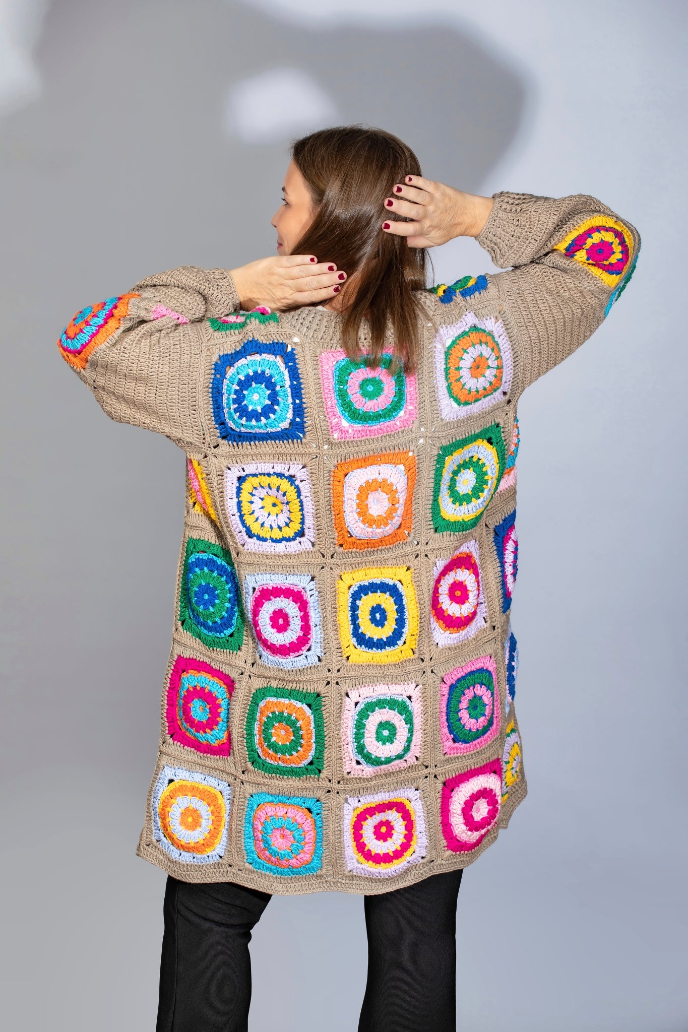 Hala Cardigan , by Lara's Loops - Virtual Bazaar Jordan