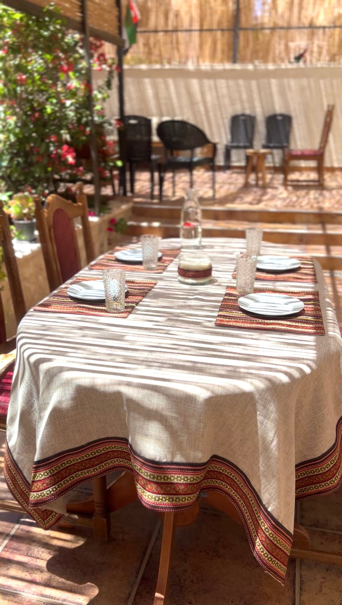 Tablecloth with Sado Border