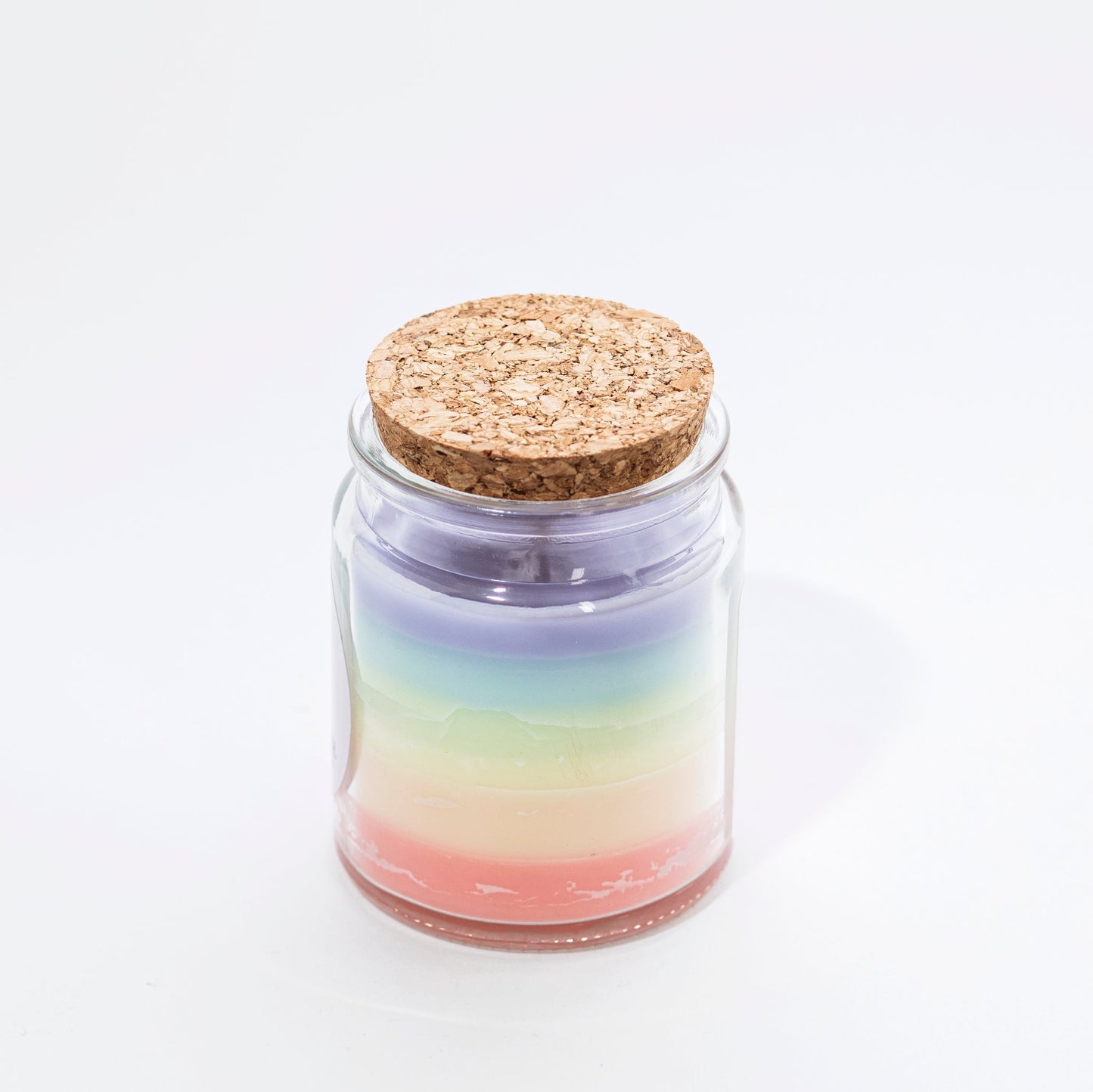 7 - chakras Rainbow Candle, Lemongrass with Orange - Wonder Candles