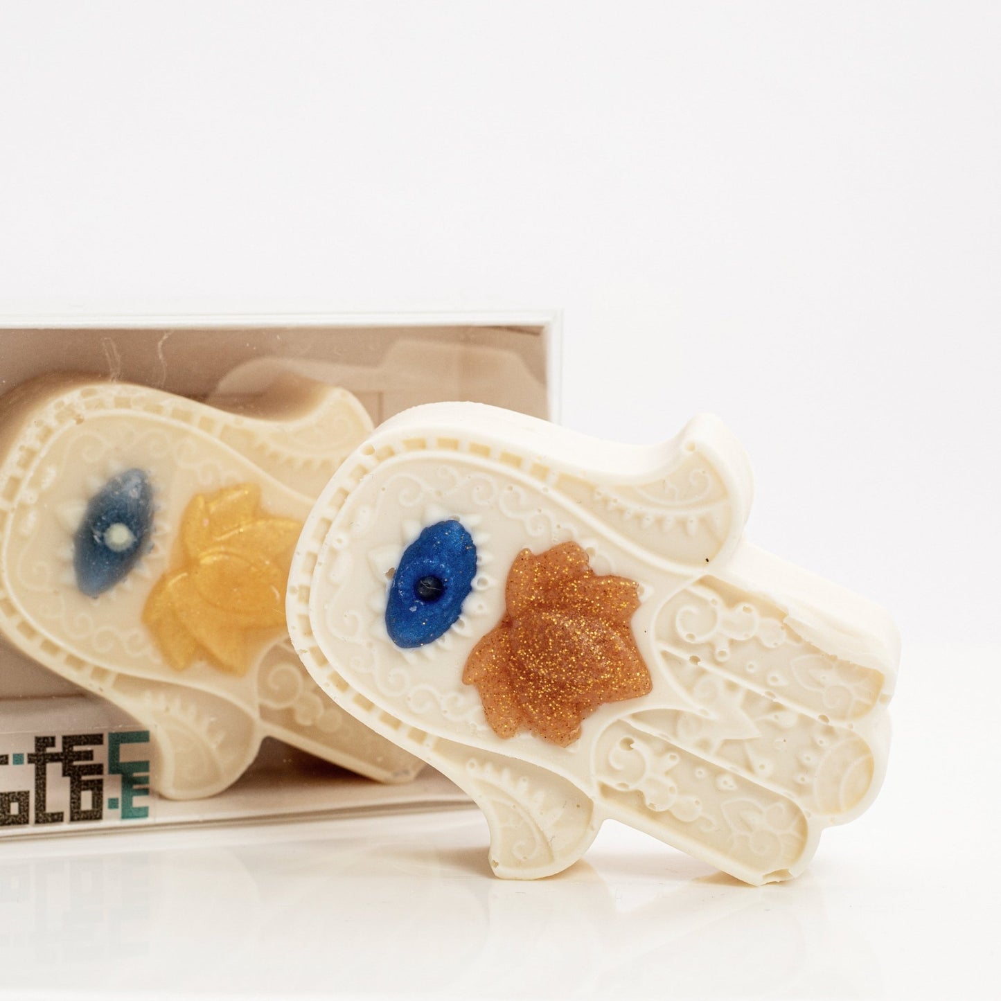 Hand of Fatima Shea Soap - Virtual Bazaar Jordan