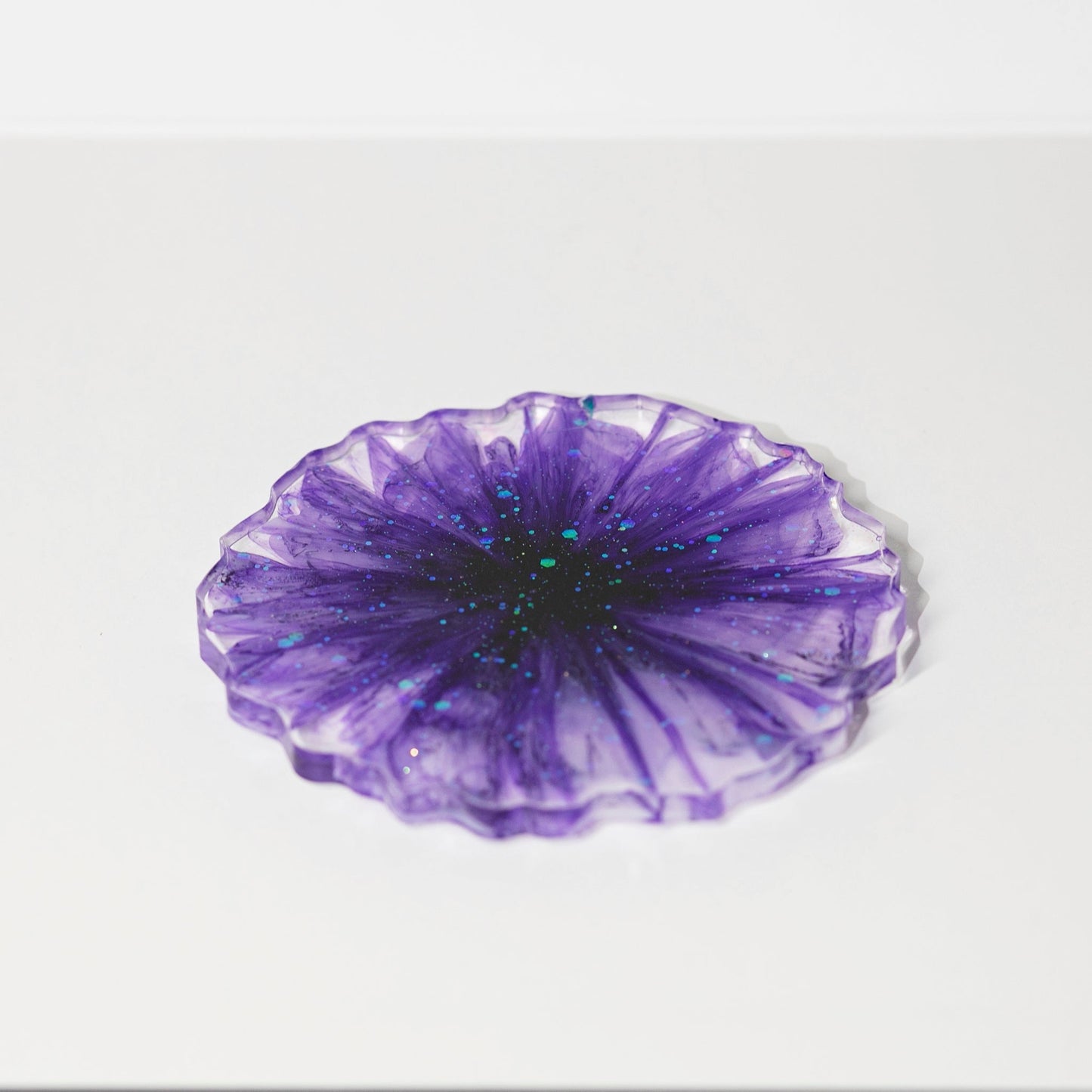 Resin Coaster, Double - sided, Lavender Collection - Wonder Candles