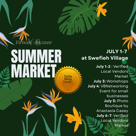 Summer Market July 1-7th Activities - Virtual Bazaar Jordan