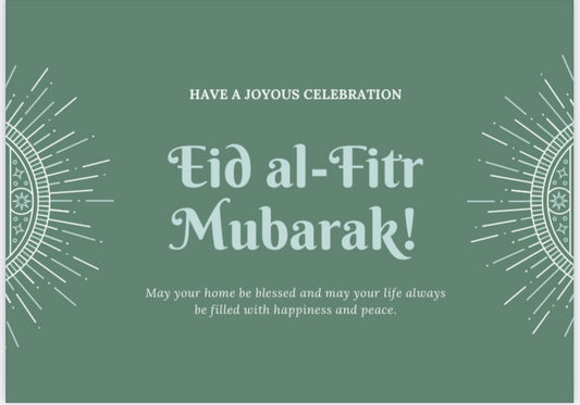 Eid al Fitr:  Celebration of the End of Ramadan