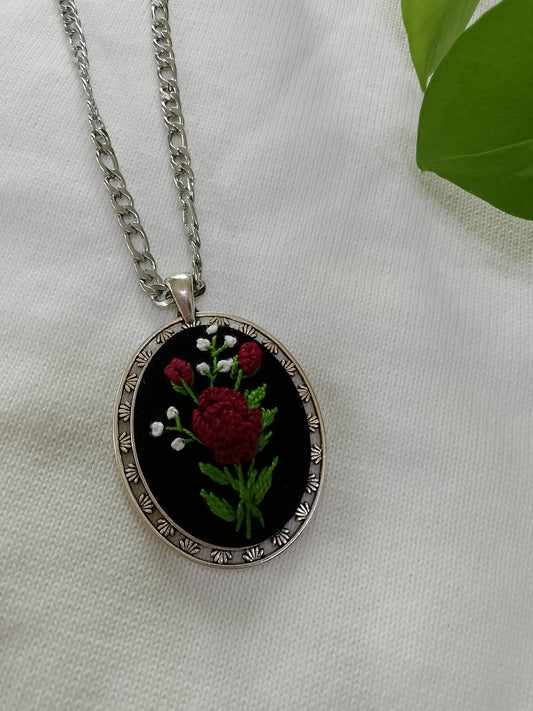Hand - Embroidered Necklace - Virtual Bazaar Jordan