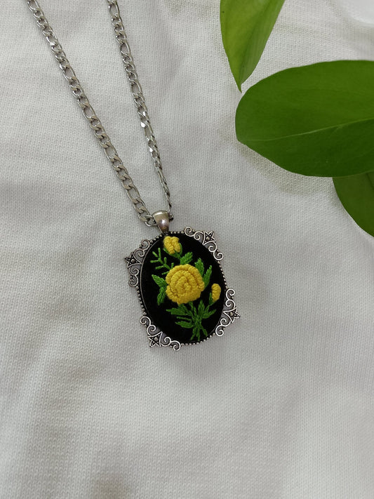 Hand - Embroidered Necklace - Virtual Bazaar Jordan