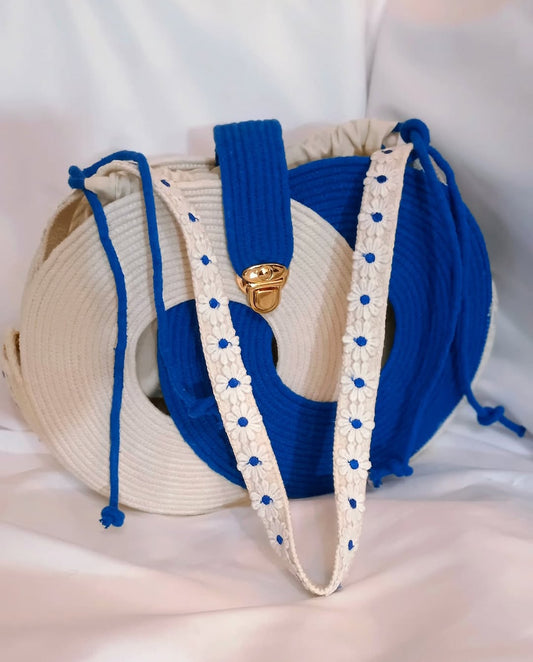 Woman's Bag made with Natural Cotton Cord