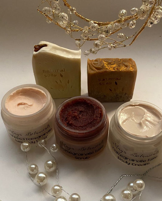 Handcrafted Pomegranate Products Set