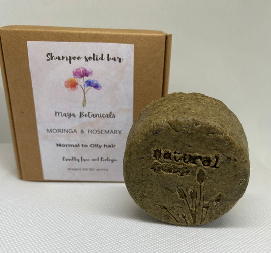 Moringa & Rosemary Dry Shampoo – For Hair Growth & Scalp Health - Virtual Bazaar Jordan