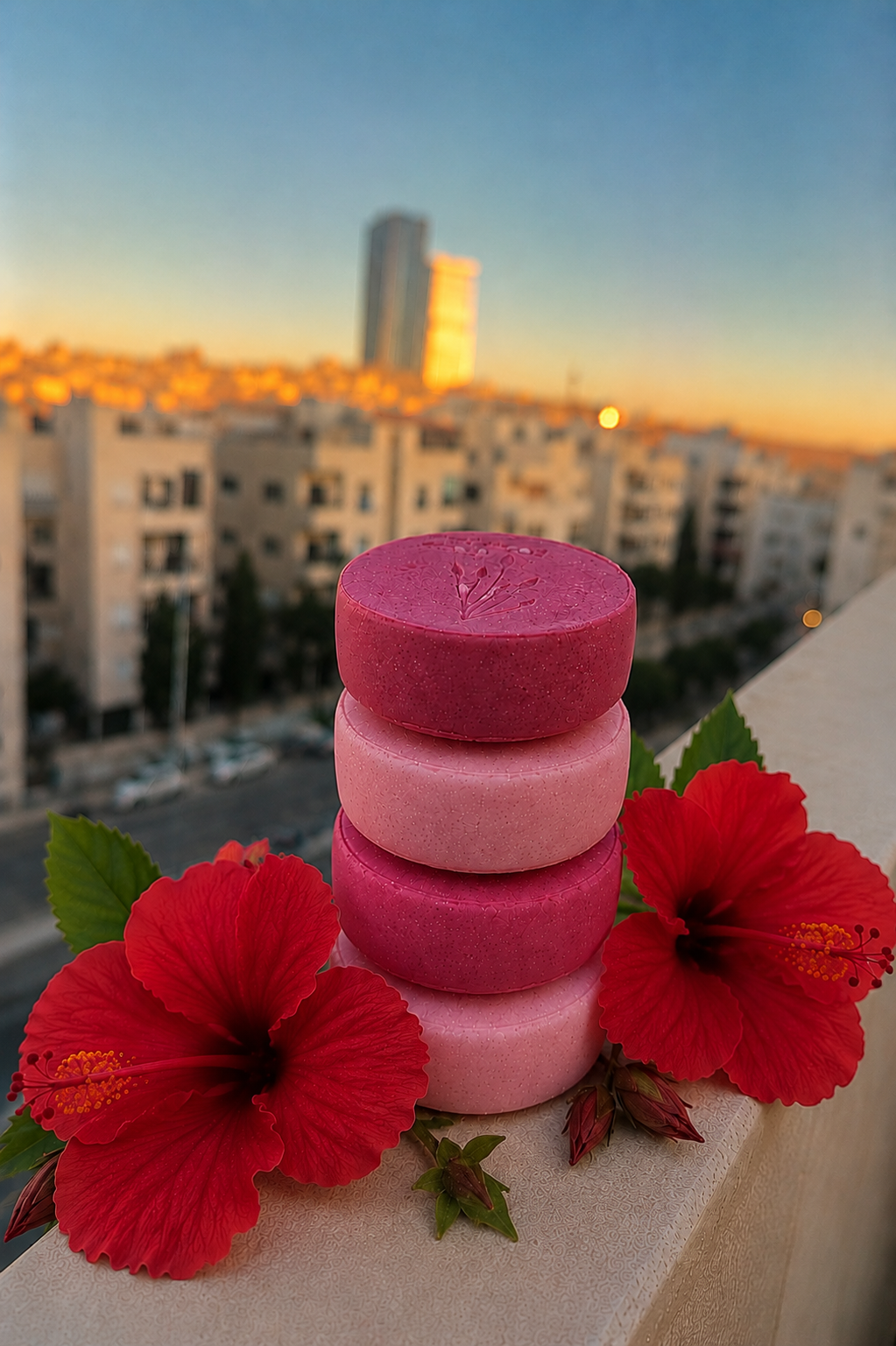 Hibiscus & Beetroot Solid Shampoo