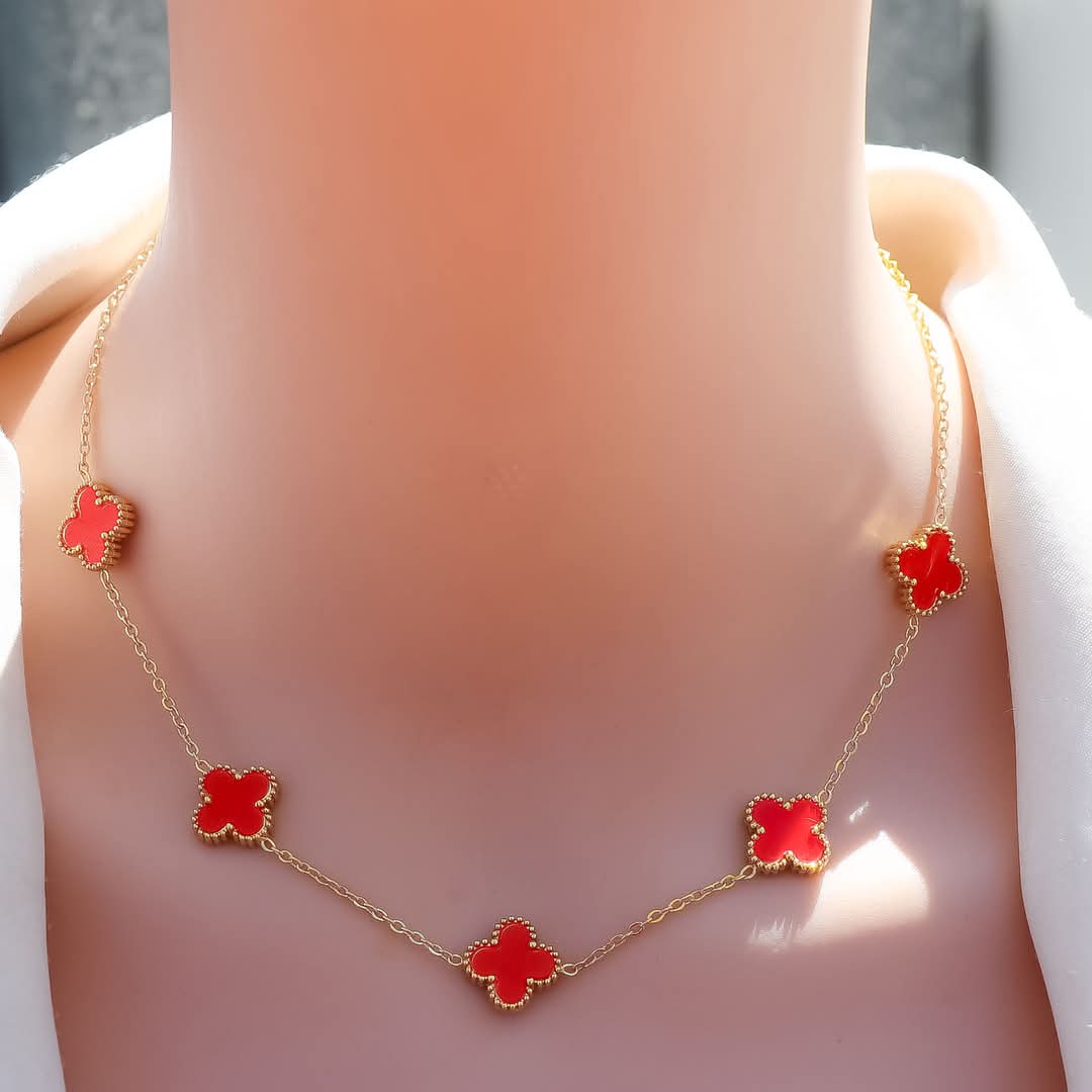 Gold plated van Clive Necklace