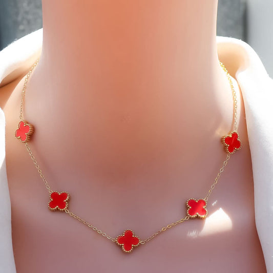 Gold plated van Clive Necklace