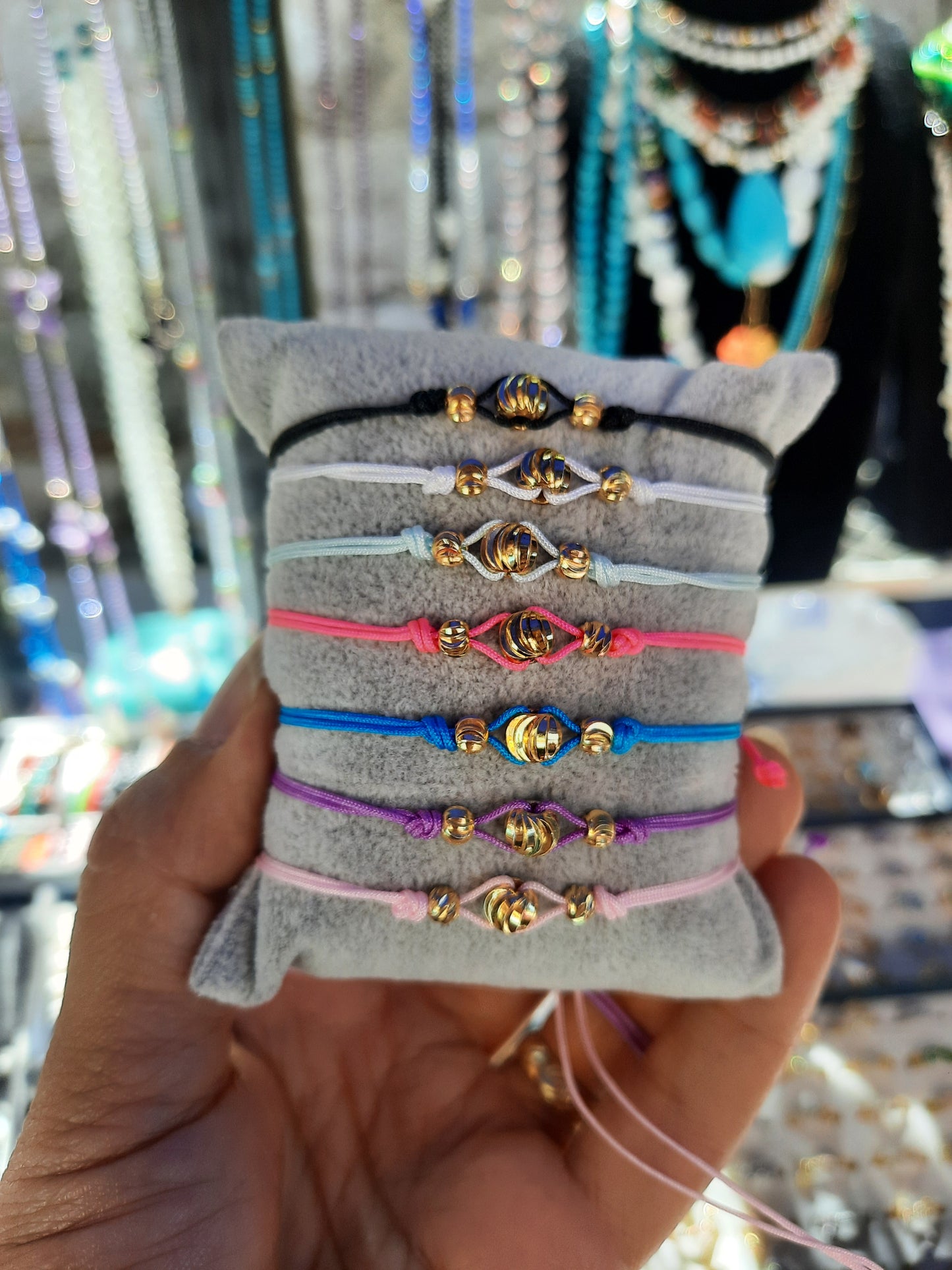 Gold plated bracelets