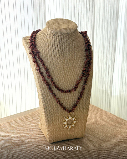 Sandstone Sun Necklace