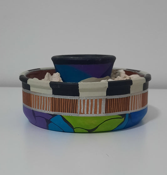 Candle Clay Pottery-Acrylic Paint