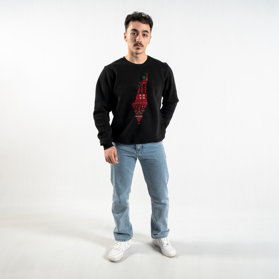 Men Falastin sweatshirt - Virtual Bazaar Jordan