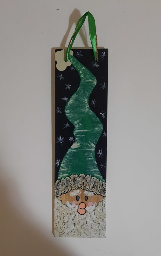 Christmas Wooden Hanger-Acrylic Paint, By Grasso's Art