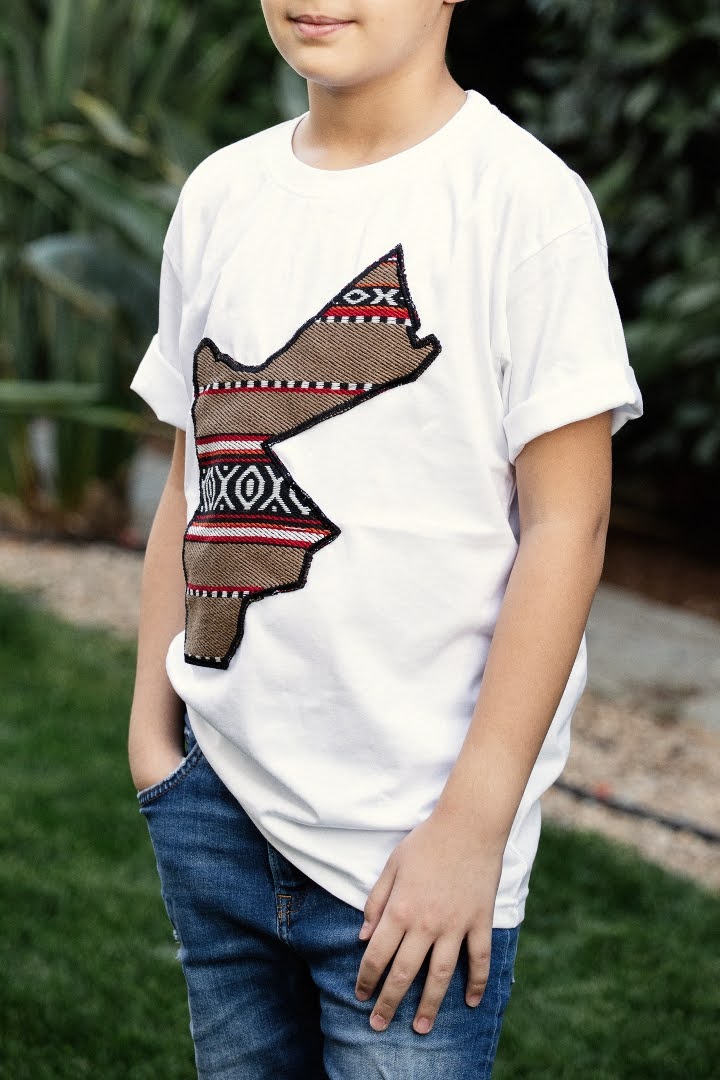 Jordanian Design kids Teeshirt, by Dimazign