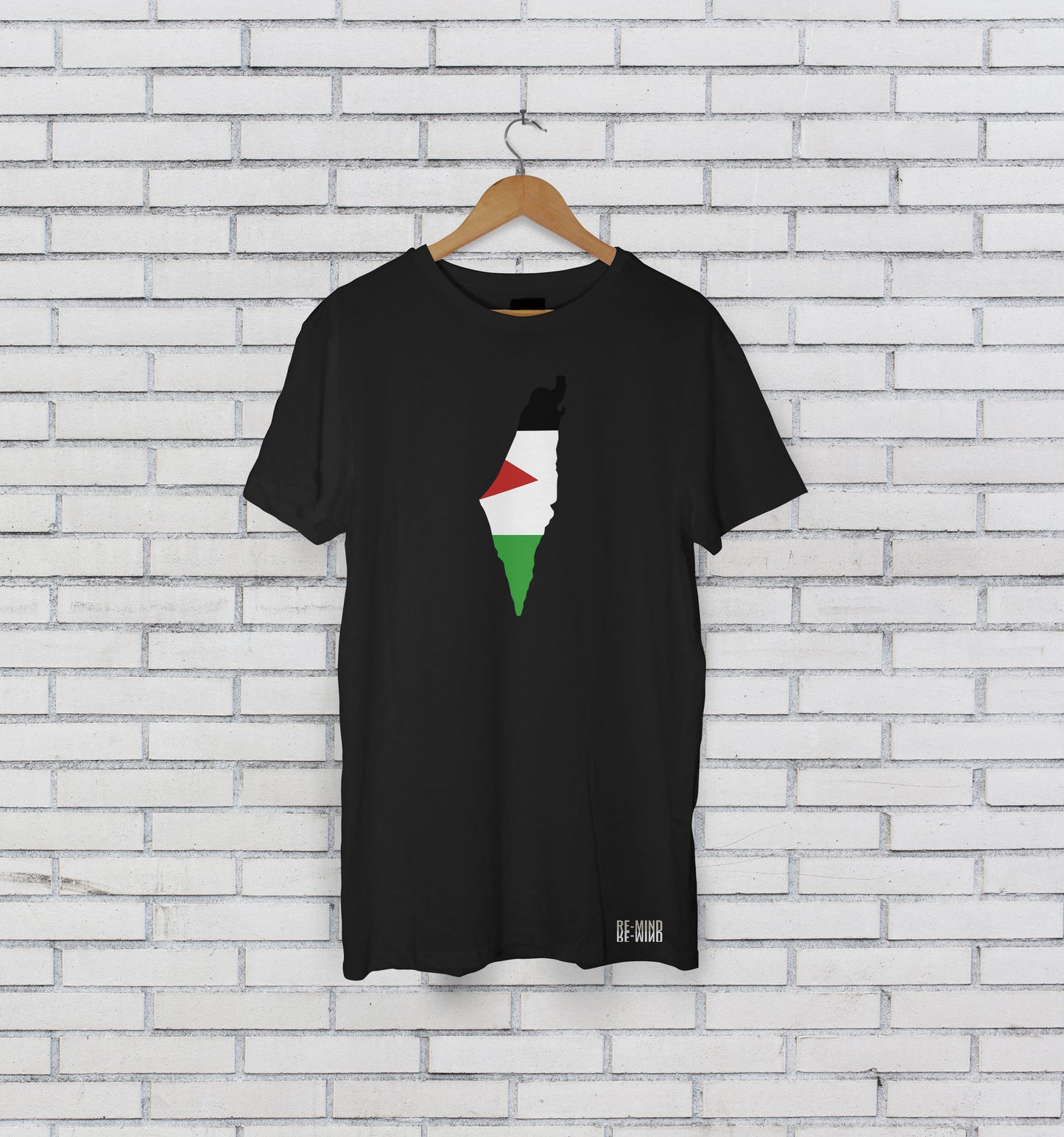 Palestine Map Teeshirt, by Re-Mind