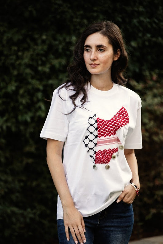 Palestinian/Jordanian Design Teeshirt, by Dimazign