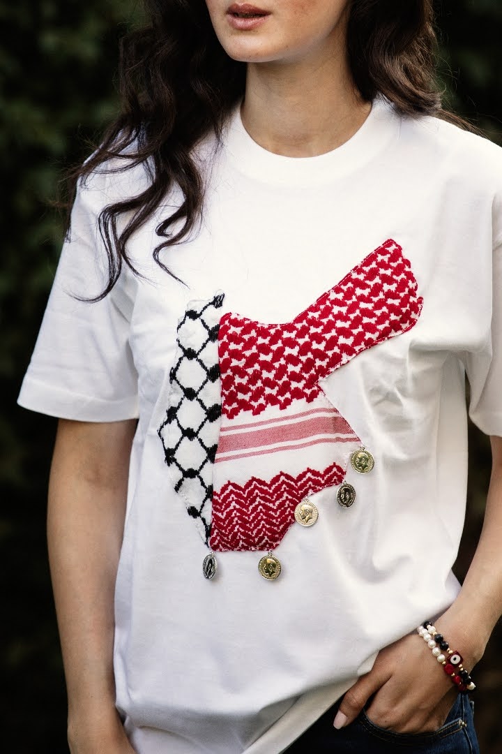 Palestinian/Jordanian Design Teeshirt, by Dimazign