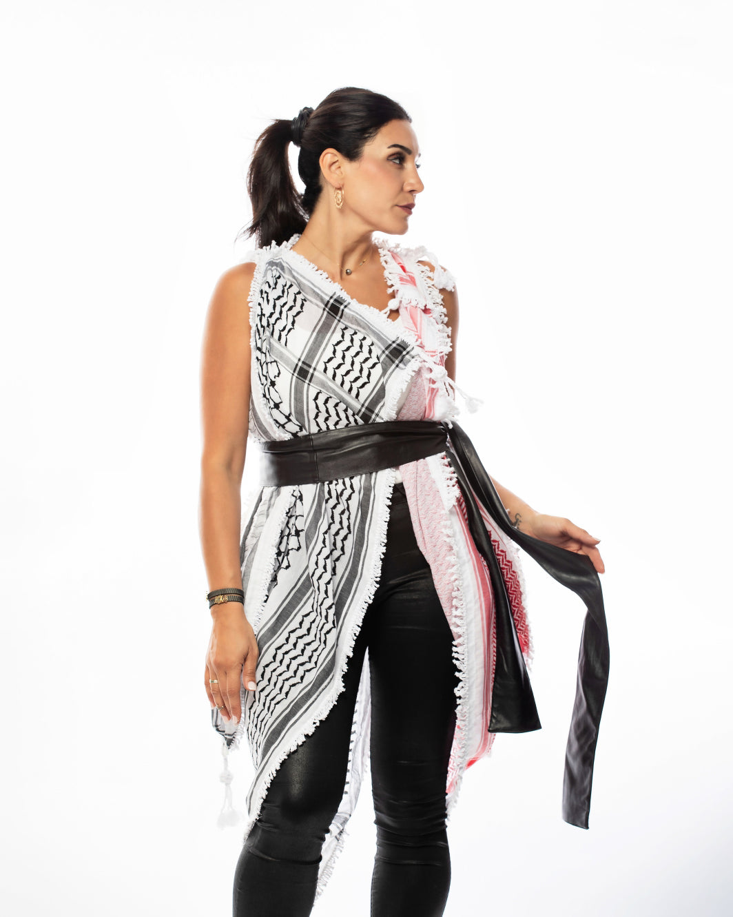 Shemagh Vest, From Kanz - Virtual Bazaar Jordan