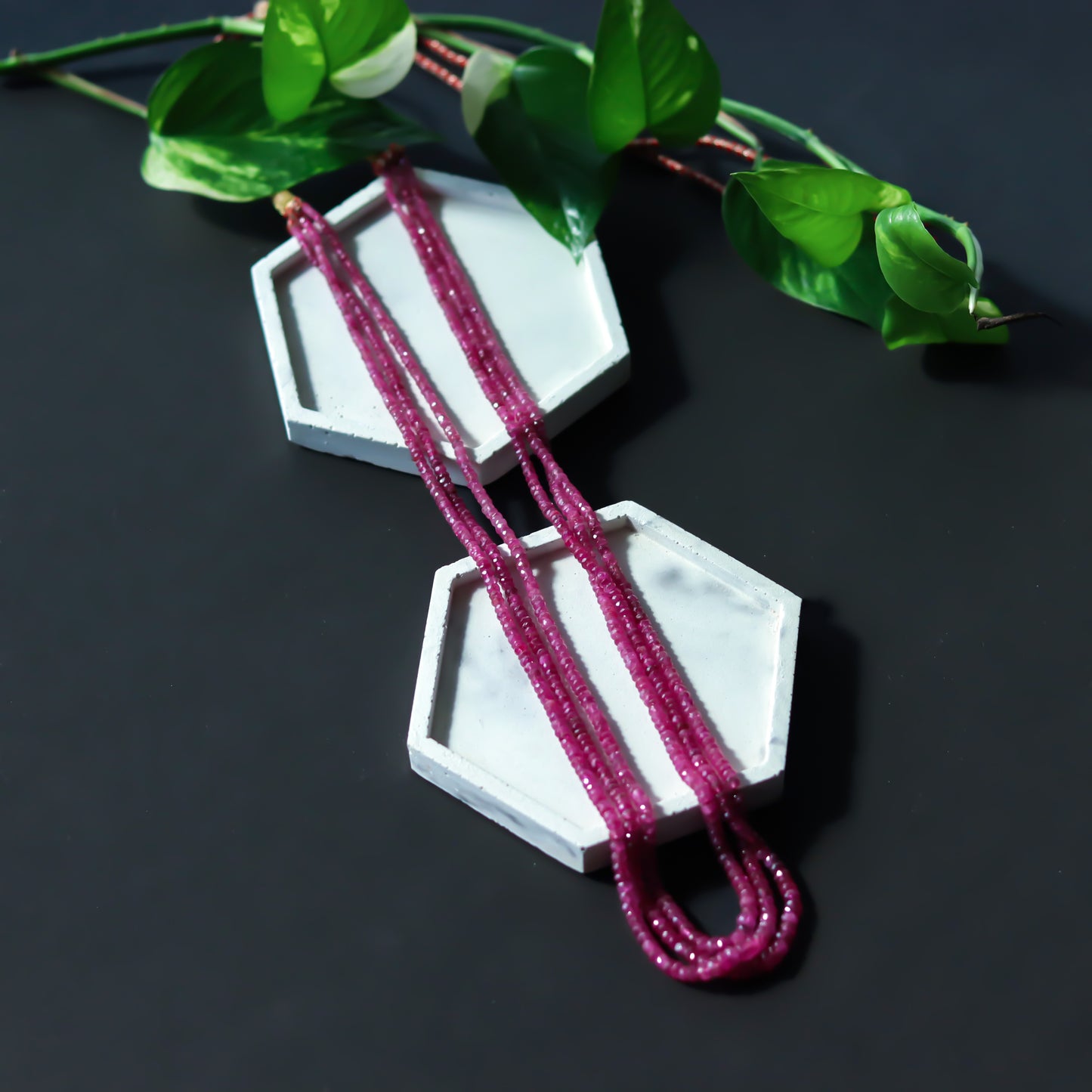 Ruby Bliss Necklace, From Fayzes Gemstones