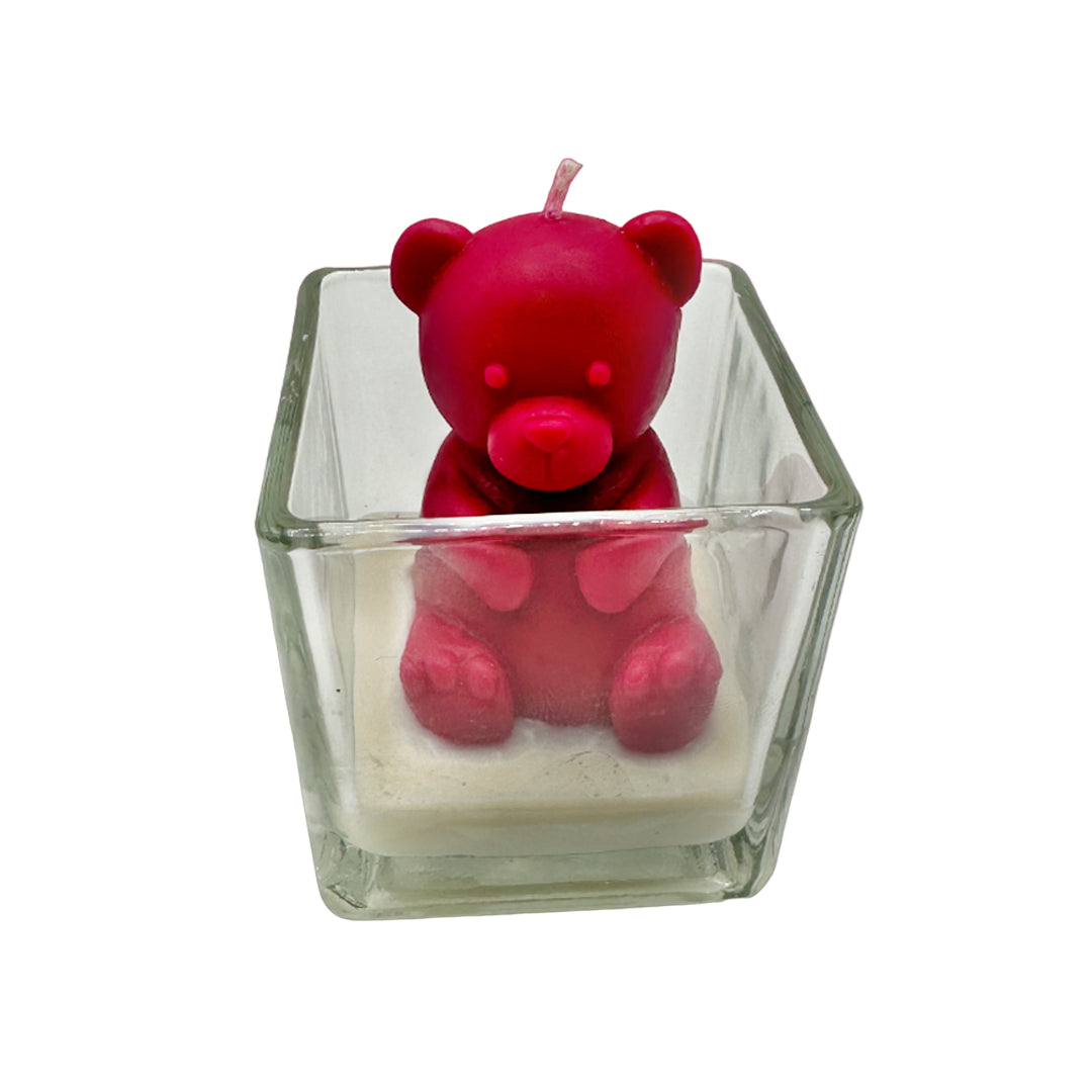 Square Glass Candle, by MonArtist