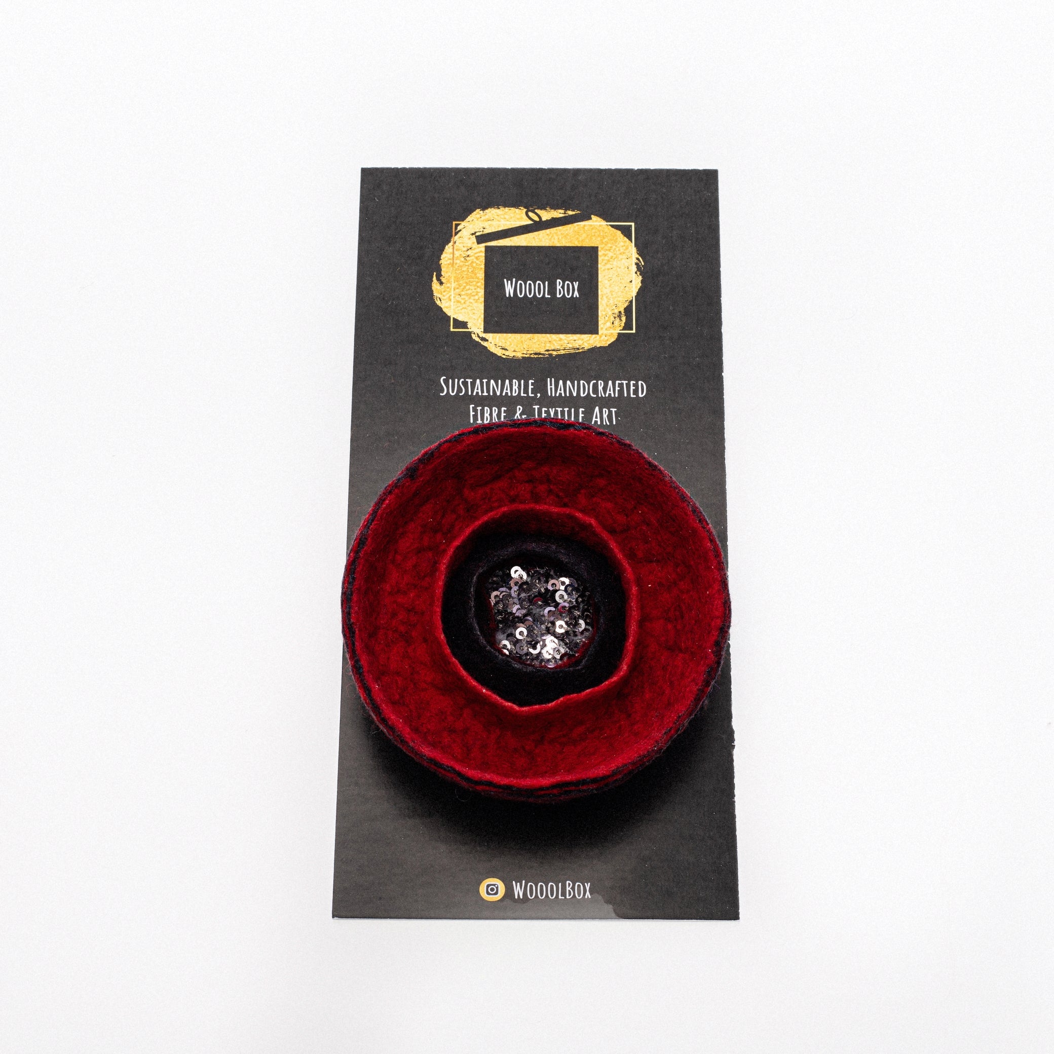 Natural Wool Brooch - Virtual Bazaar Jordan