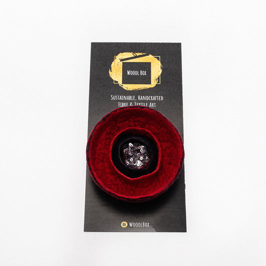 Natural Wool Brooch, By Wooolbox