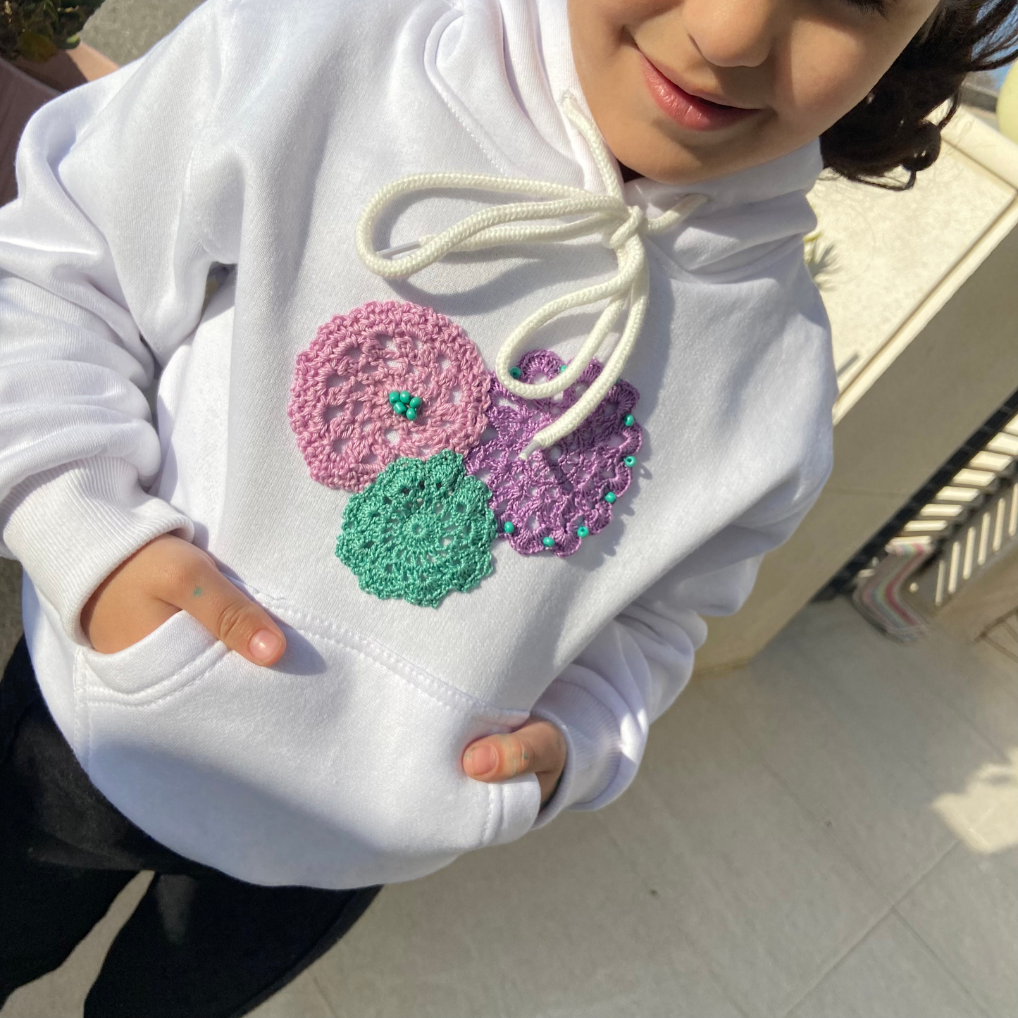 Egyptian cotton hoodie, From Nabila's Creations