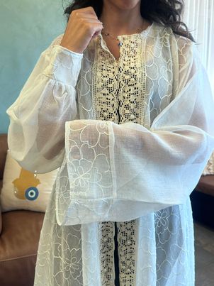 White Summer Kimono, From Ward By Safa