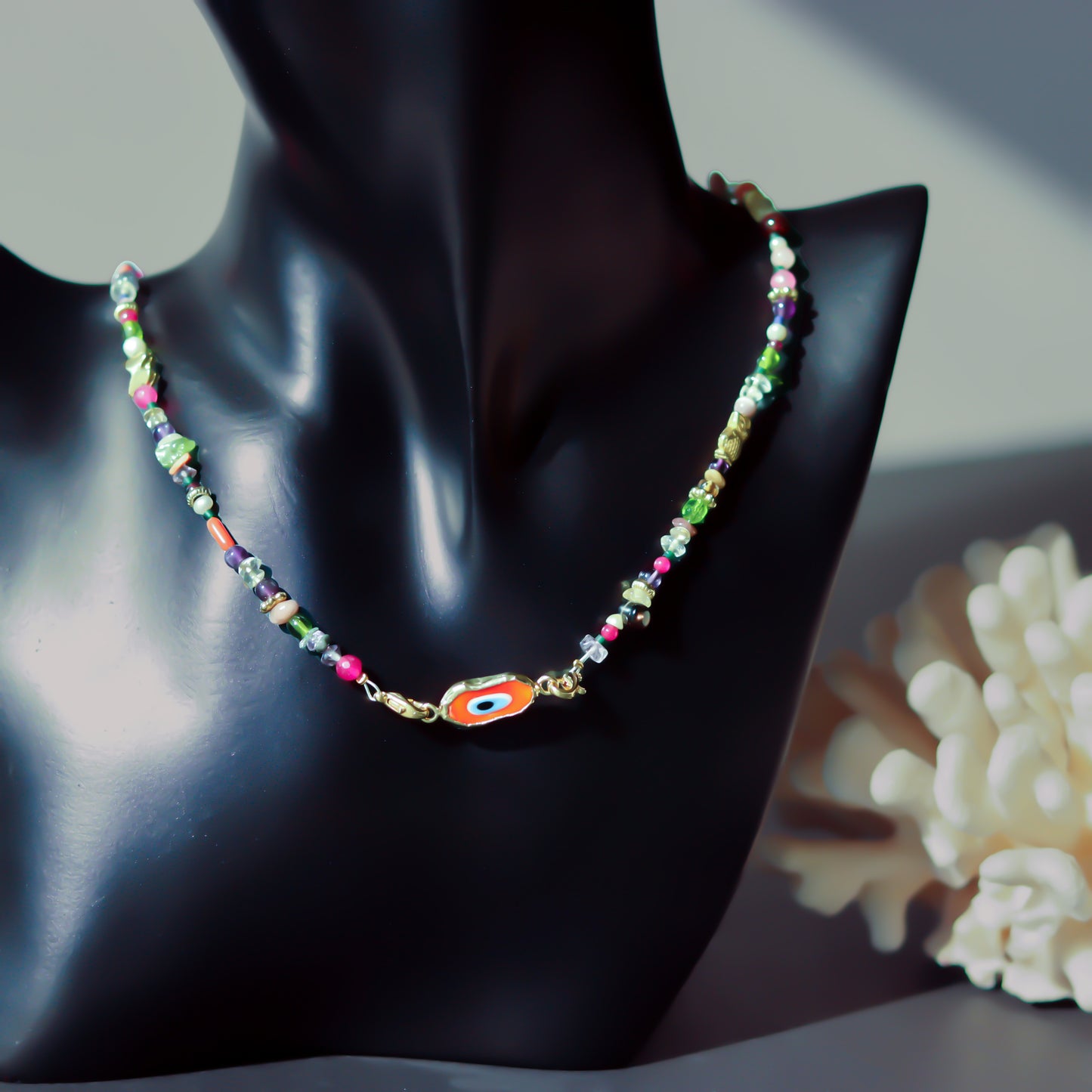 Gemstone Harmony Necklace, From Fayzes Gemstones