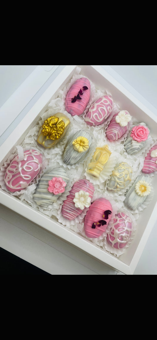 Chocolate Dipped Dates Box, From Yaroz Sweets & Treats