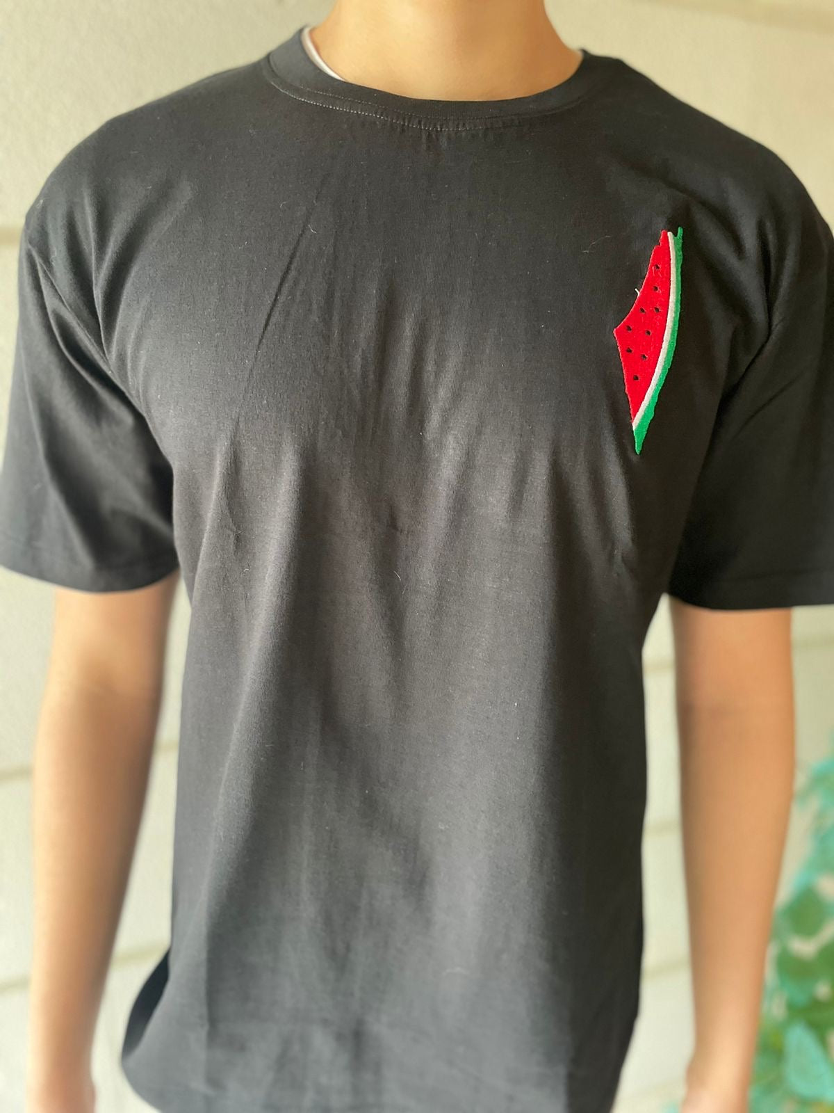 Watermelon Embroidered T-shirt, From Dimazign