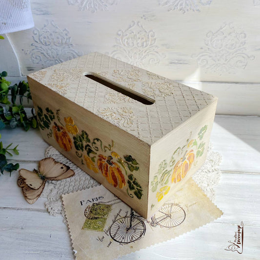 Napkin Box, By Mushtari Decoupage