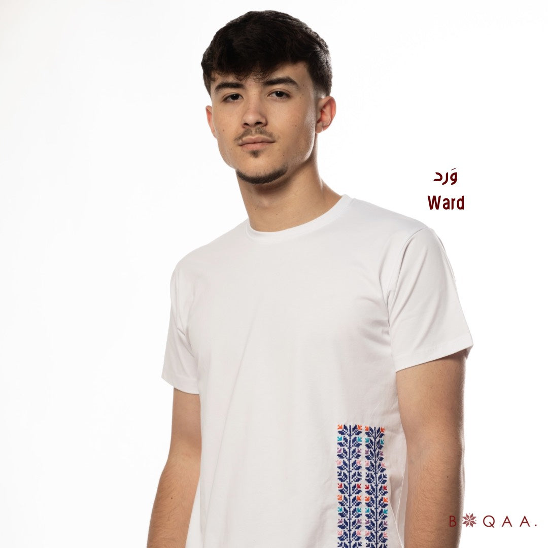 Ward T-Shirt, By Boqaa - Virtual Bazaar Jordan