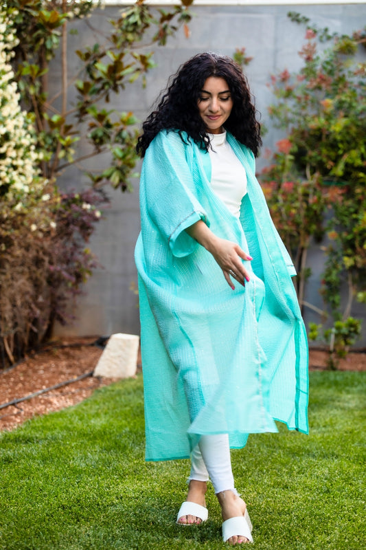 Baby Blue Summer Kimono, From Wisam Collection